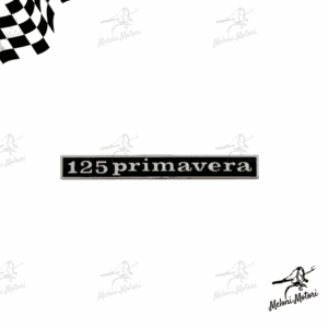 TARGHETTA SCRITTA POSTERIORE VESPA 125 PRIMAVERA VMA2