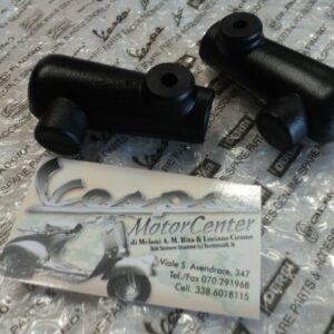 COPPIA PIEDINI SCARPETTE CAVALLETO VESPA 50 SPECIAL 125 PRIMAVERA DIAMETRO 16 MM, TIPO ''STRETTO'' MONTA SULLA PRIMA SERIE DELLA VESPA 50 E DELLA VESPA 125 PRIMAVERA
