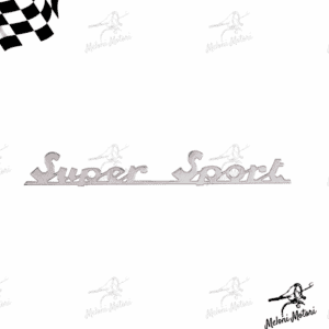 TARGHETTA SCRITTA POSTERIORE VESPA 180 SUPER SPORT