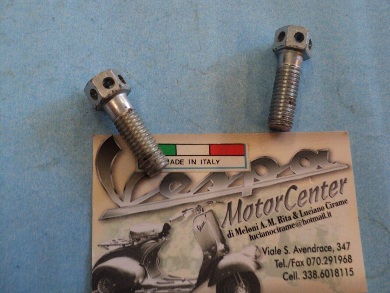 BULLONE PEDALE MESSA IN MOTO VESPA FARO BASSO