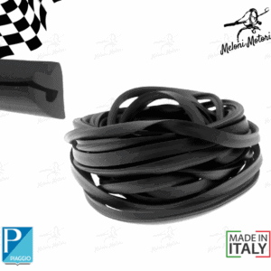 GUARNIZIONE NERA IN GOMMA PER COFANI LATERALI PX PE 125/150/200 SPRINT VELOCE GT GTR GL GS