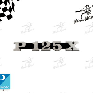 TARGHETTA LATERALE VESPA P 125 X ORIGINALE 181327