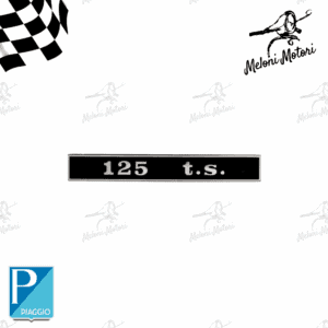 TARGHETTA POSTERIORE VESPA 125 TS ORIGINALE