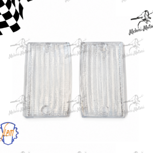 coppia gemme anteriori Siem frecce bianche trasparenti vespa pk s