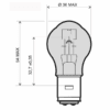 lampadina ba20d 12V 45/40