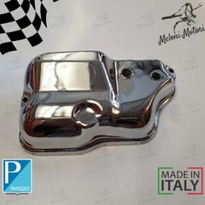 coperchio carburatore cromato vespa px 125/150/200 con miscelatore