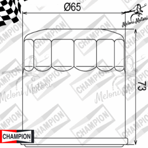 cof 203 filtro olio champion honda cb 400 super four - cb400 f - rvf 400 - cb 500 - cb 500 sport