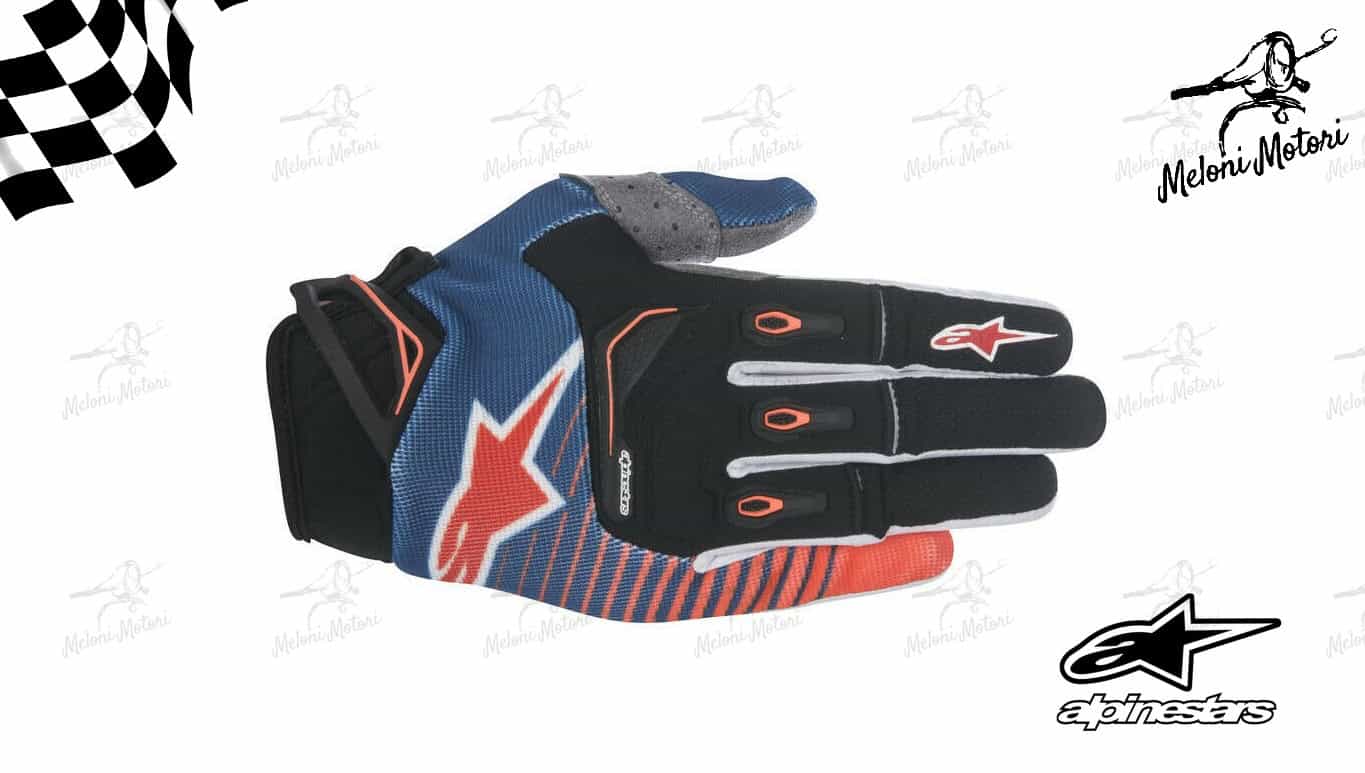 gloves guanti alpinestars TECHSTAR S7 SHORT CUFF motard motocross - Meloni  Motori