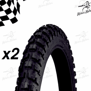 coppia pneumatici gomma copertoni enduro off road 2.50-16 piaggio ciao si bravo