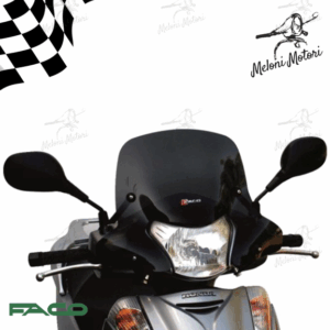 cupolino parabrezza faco basso sport fumè honda sh 300 2007 2008 2009 2010