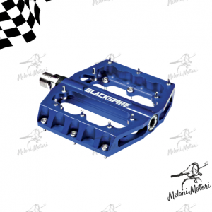 Coppia pedali Sub420 blu alluminio asse crmo cuscinetti sigillati superficie 92x92