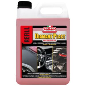 Ma-Fra Diamant Plast Dressing Pro 4,5 L – Dressing lucido per plastiche, gomma e vinile